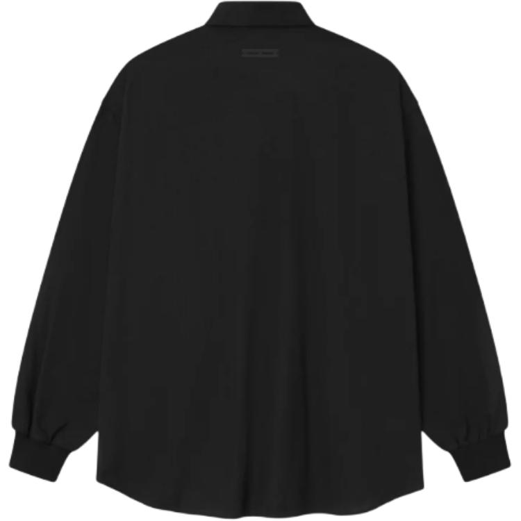 Хлопковая рубашка Fear Of God Essentials, черный — фото 2