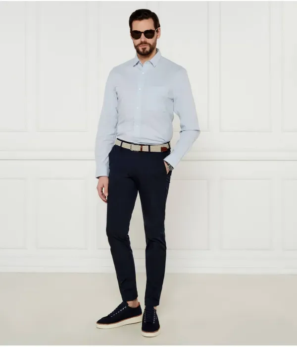 Рубашка Шамбре regular fit Calvin Klein, небесно-голубой — фото 2