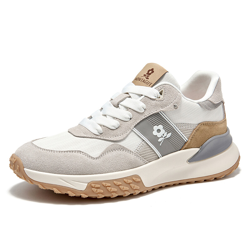 Кроссовки Montague Lifestyle Shoes Men Low-top, бежевый — фото 2
