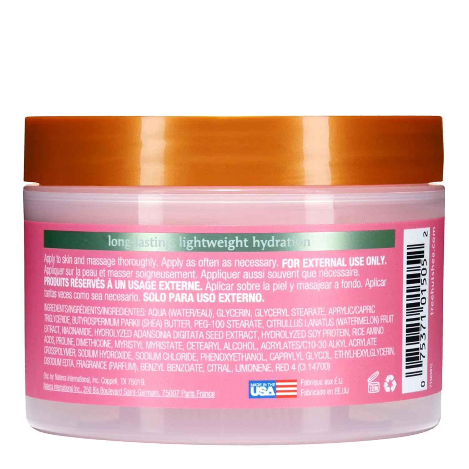 Взбитое масло для тела «Watermelon Whipped Shea Body Butter» от Tree Hut Tree Hut — фото 3