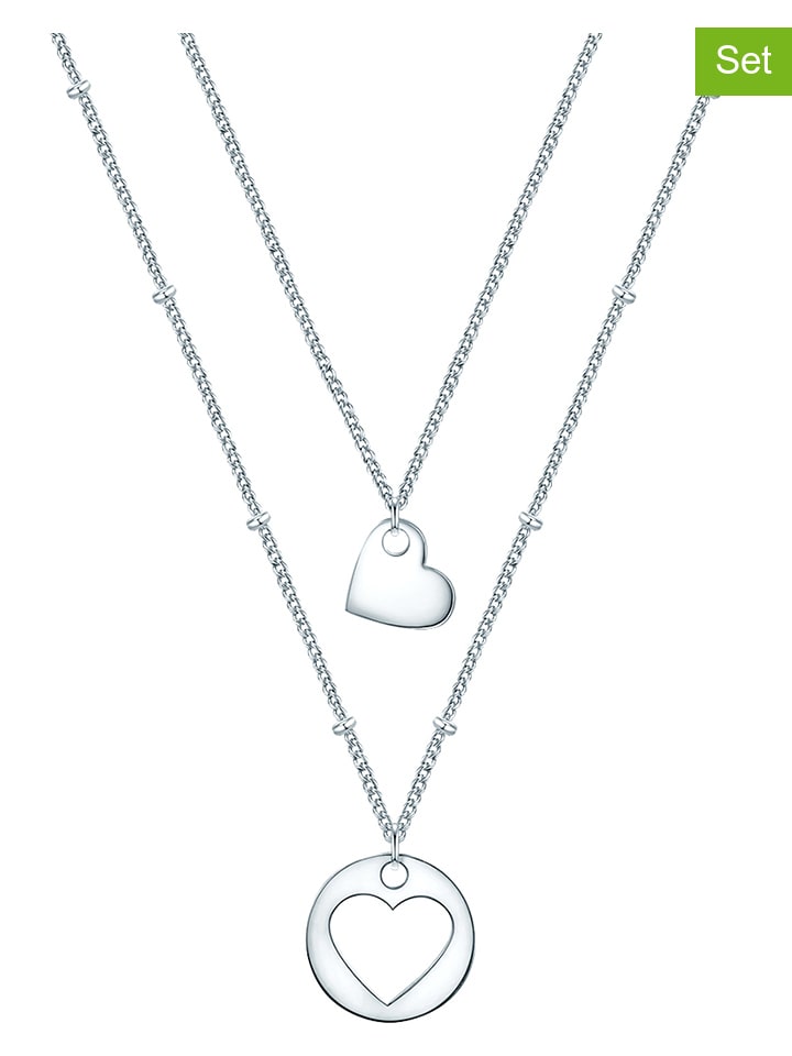 

Комплект из 2 штук: ожерелья с подвесками - (длина) 40 см Eastside NY