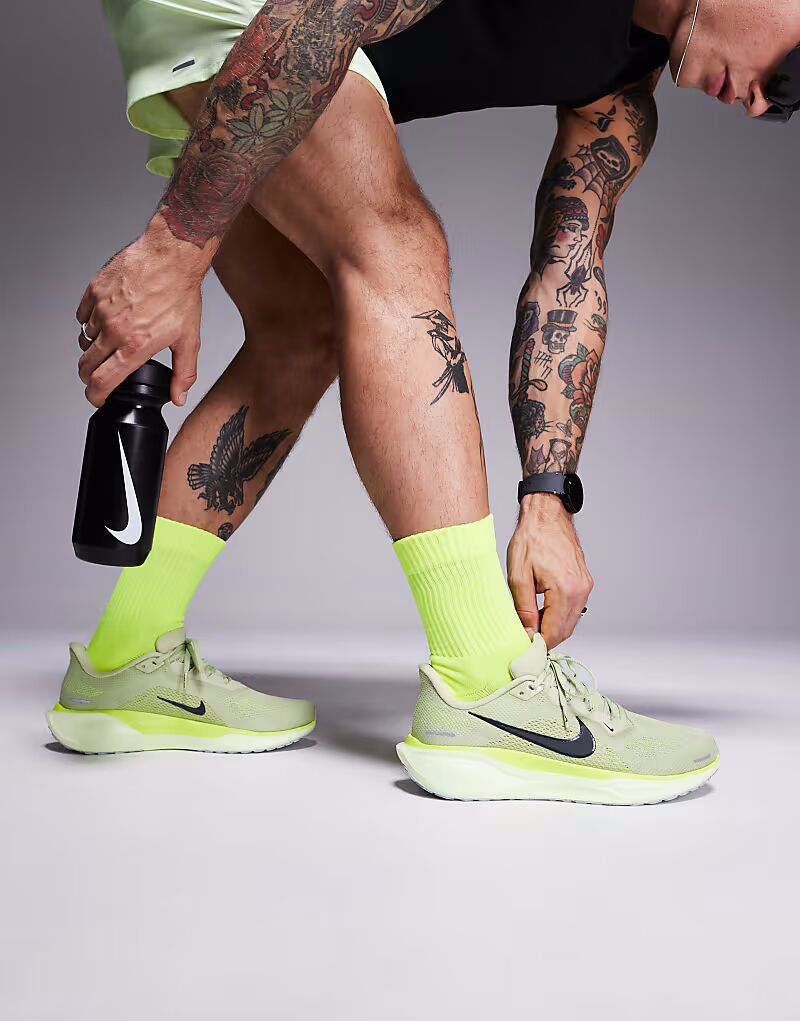 

Кроссовки Nike Running Air Zoom Pegasus 41 зеленого цвета