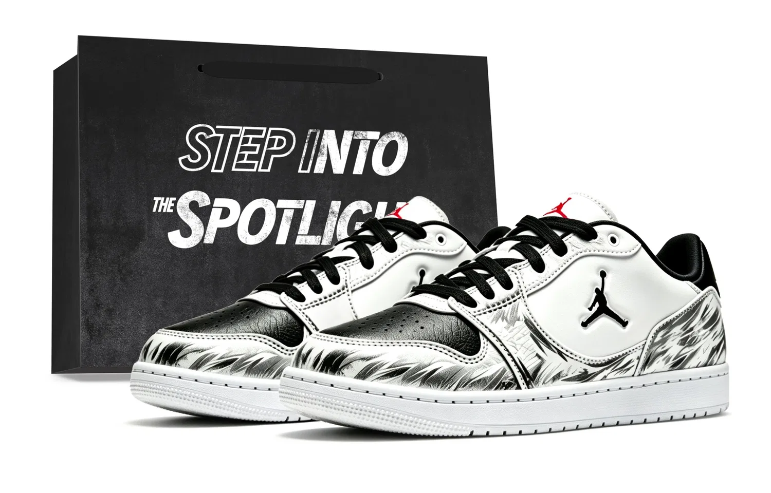 Кроссовки баскетбольные Jordan COURT CONNECT Black White
