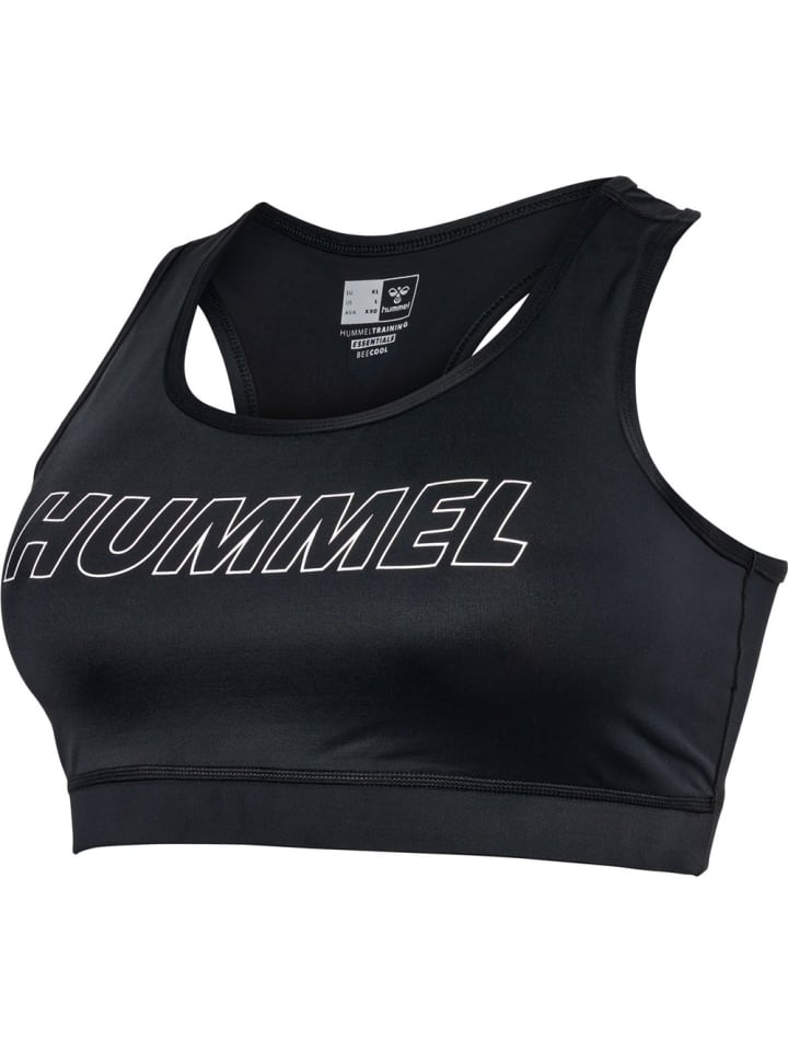 

Спортивный бюстгальтер черного цвета Hummel