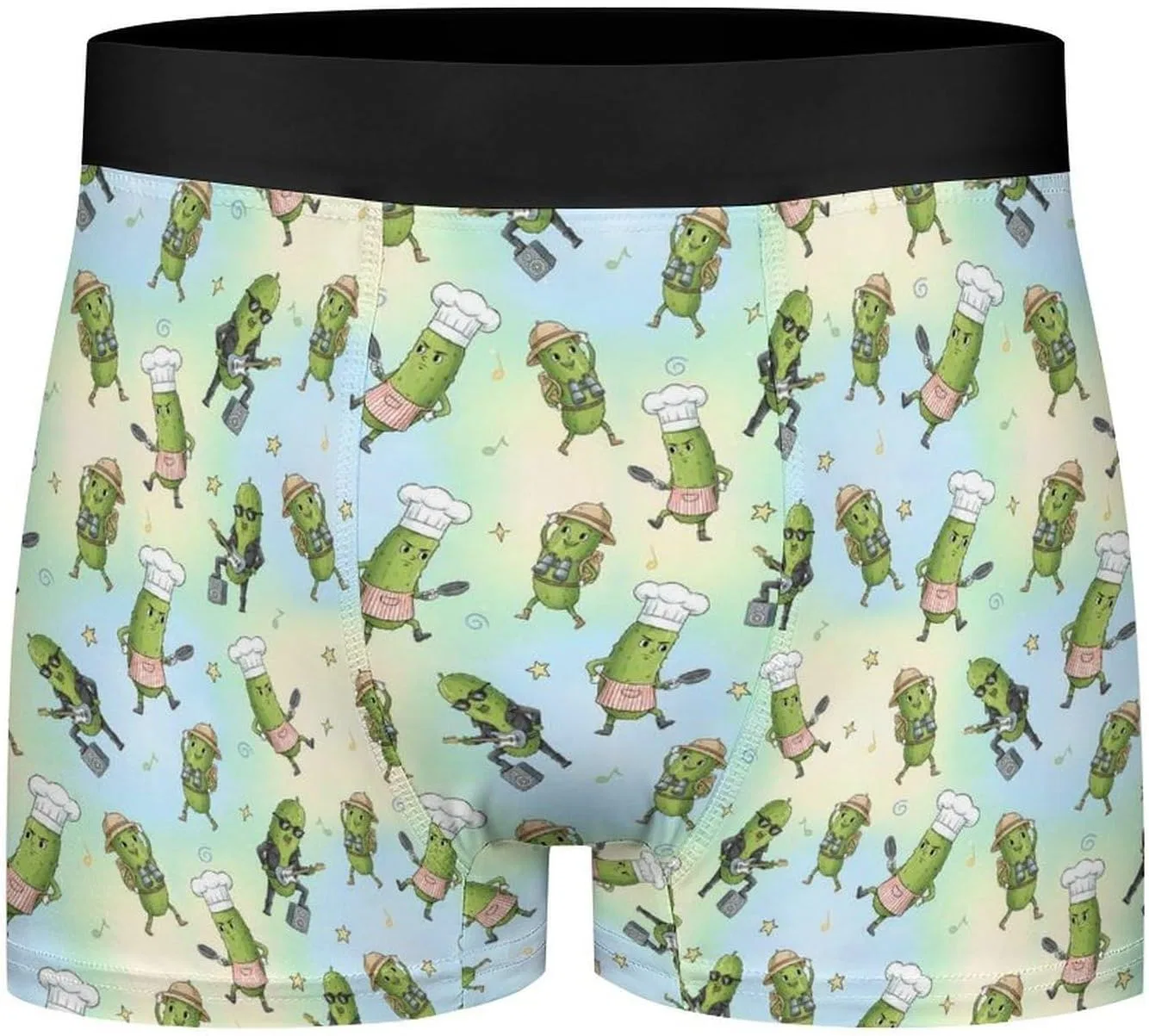Боксеры с принтом Animal Forest Pickle Career — фото 4