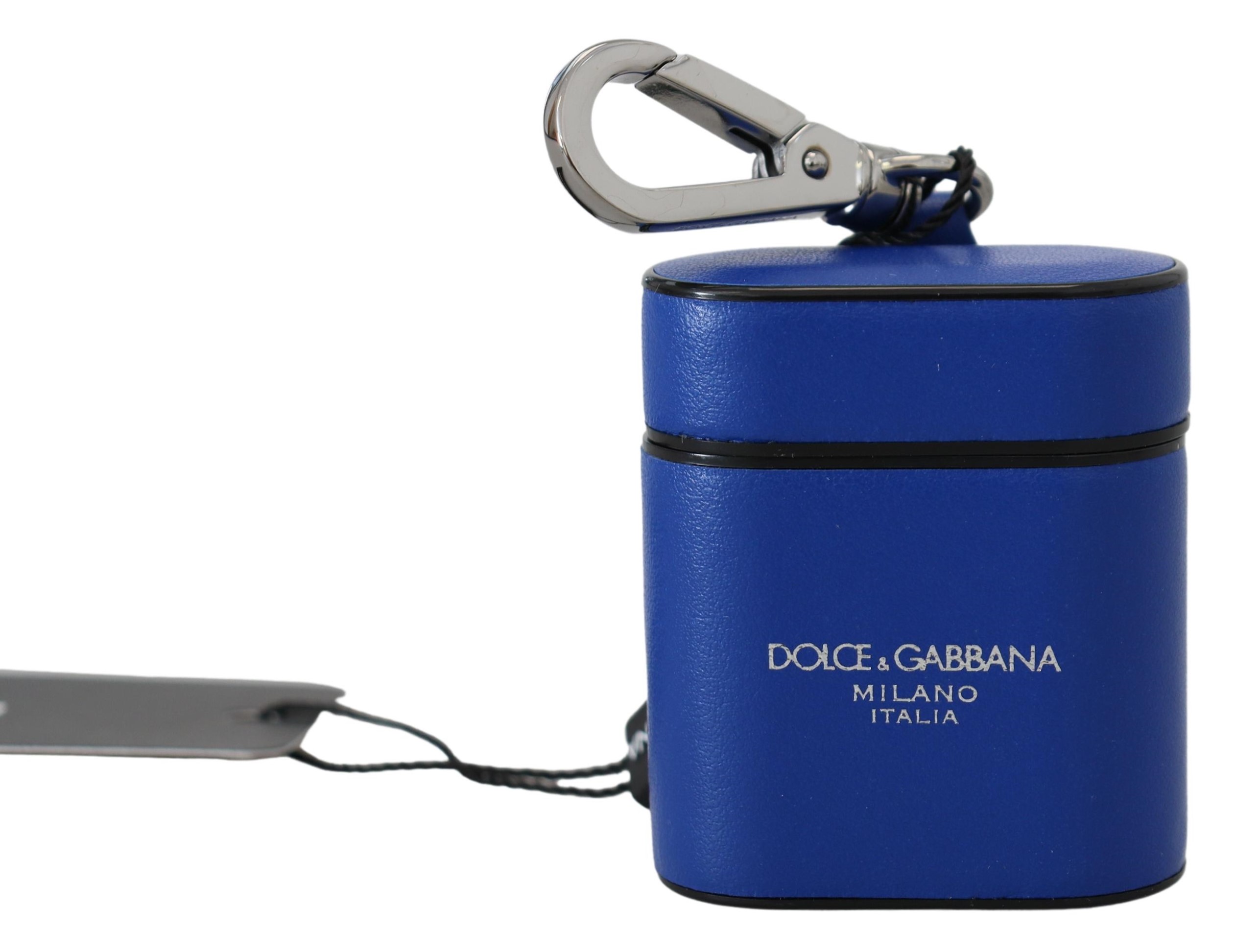

Элегантный синий кожаный чехол для Airpods Dolce & Gabbana