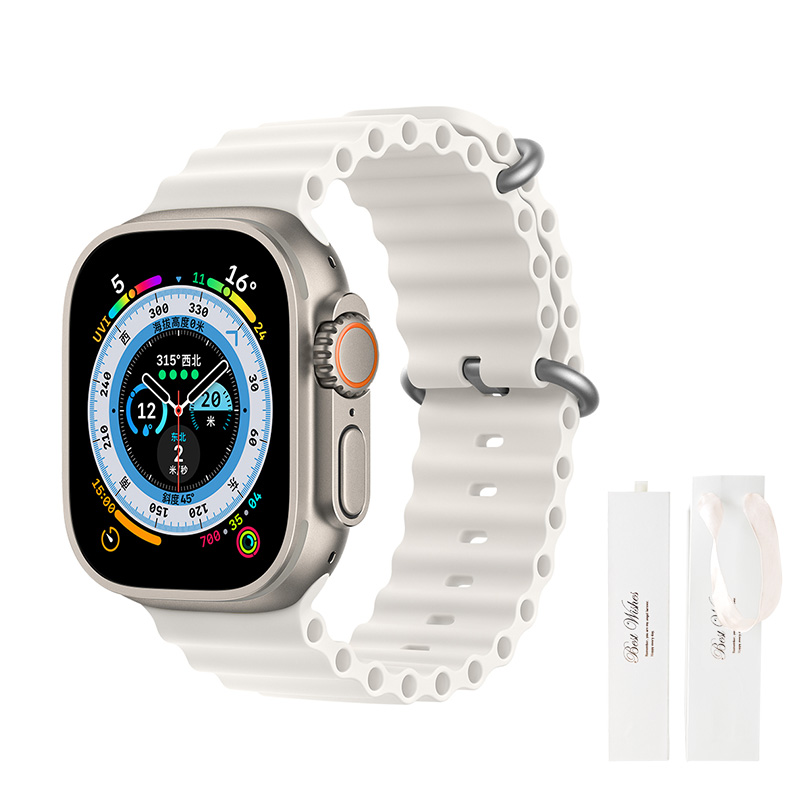 

Wepro Часы Strap Apple Compatibility Silicone Material, [White+White Moonlight Box]