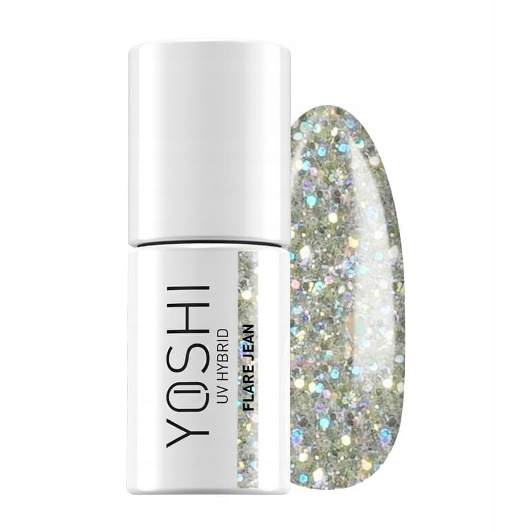 

Yoshi, Цветной гибридный лак для ногтей, 511 Flare Jean, 6 мл