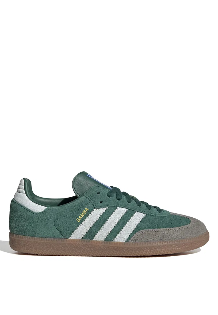 Кроссовки, Samba OG, Adidas, зеленый
