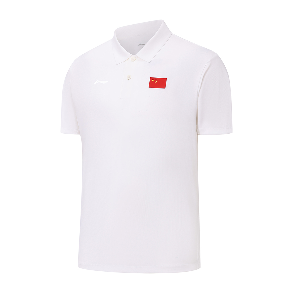 

Футболка-поло Li-Ning Honor Gold Logo Collection 26 весна-лето унисекс