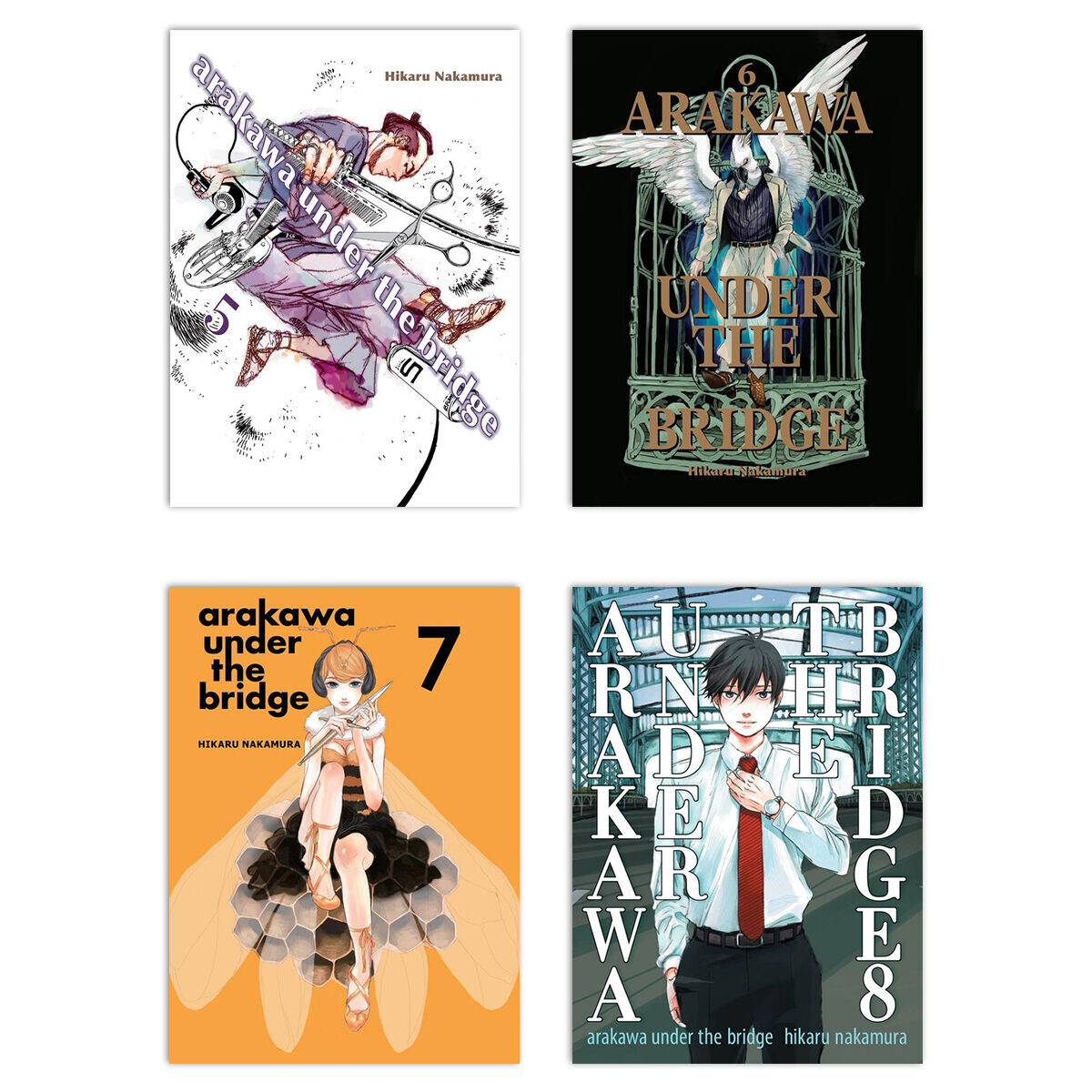

Манга Arakawa Under the Bridge Manga (5-8) Bundle