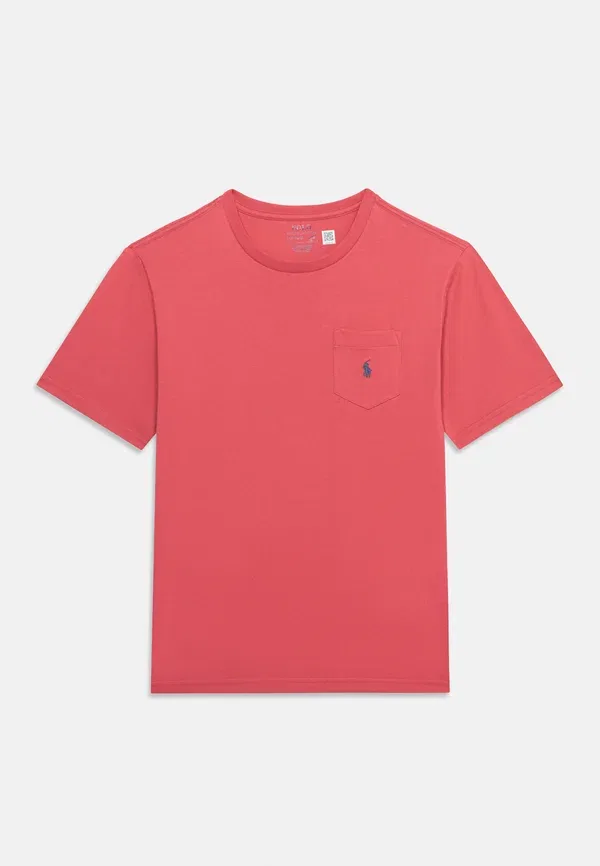 Футболка базовая Polo Ralph Lauren, небесно-красный — фото 3