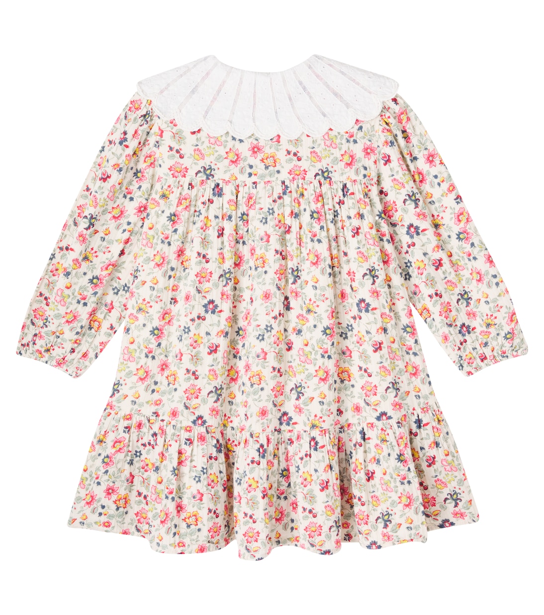 Платье Heidi с цветочным принтом из хлопка Louise Misha, Cream Wild Flowers — фото 3