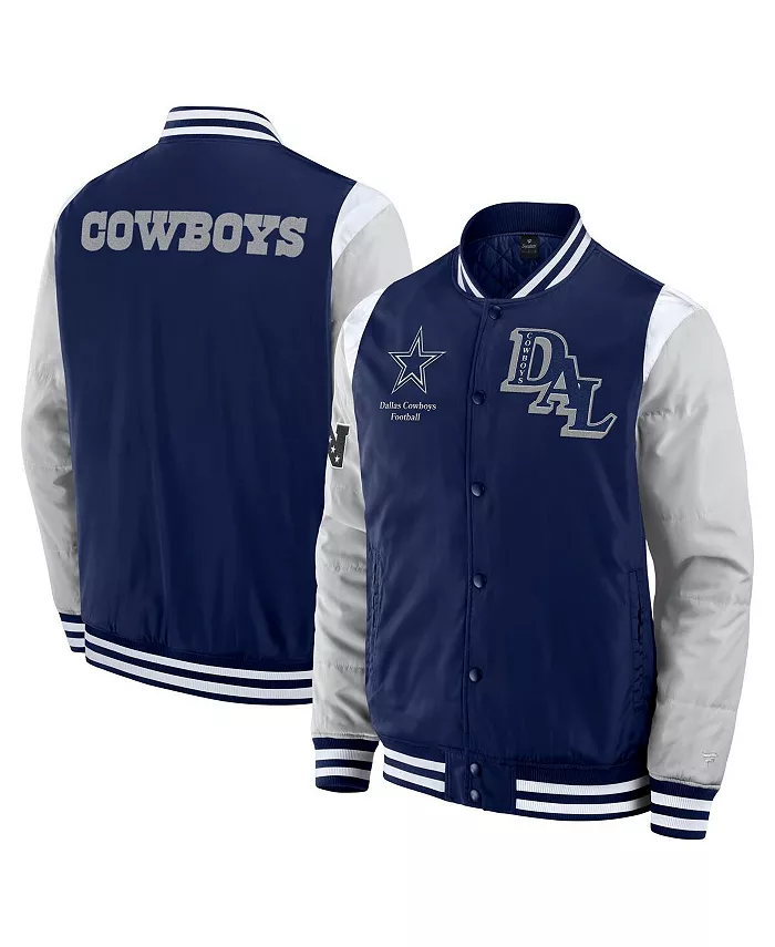 

Мужская и женская куртка Dallas Cowboys Elements Elite Full-Snap в синем цвете Fanatics