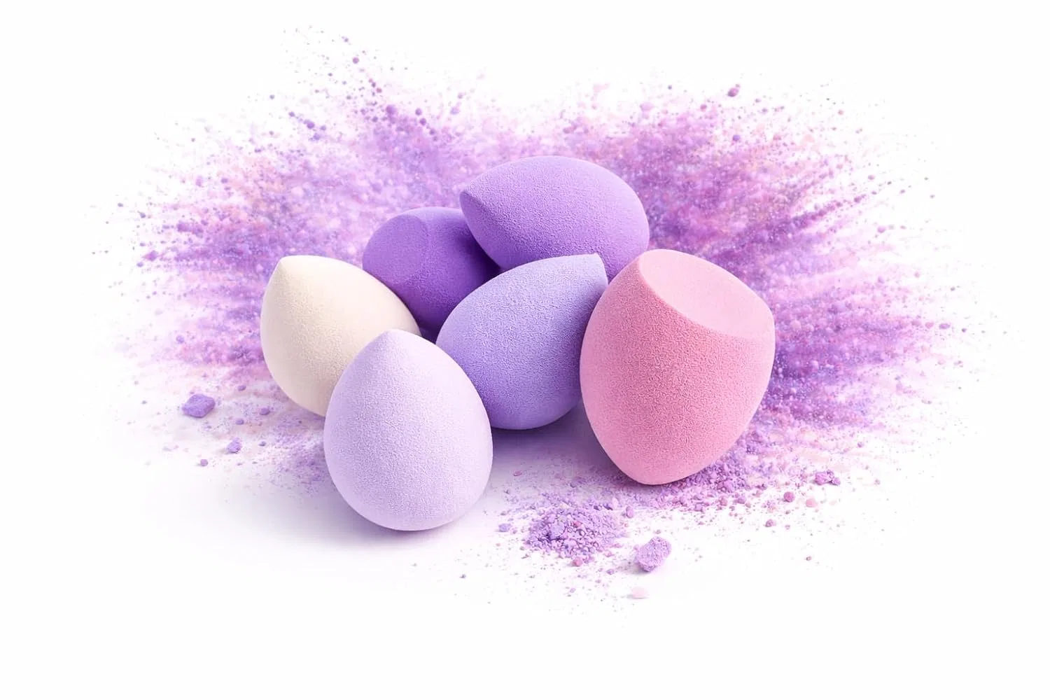 Набор спонжей для макияжа «Lavender Dream» (12 шт.) Generisch, Set Of 12 Lavender Dream — фото 2