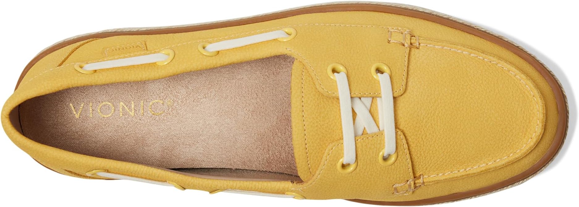 Лоферы VIONIC Bay, цвет Butter Yellow Nubuck — фото 2