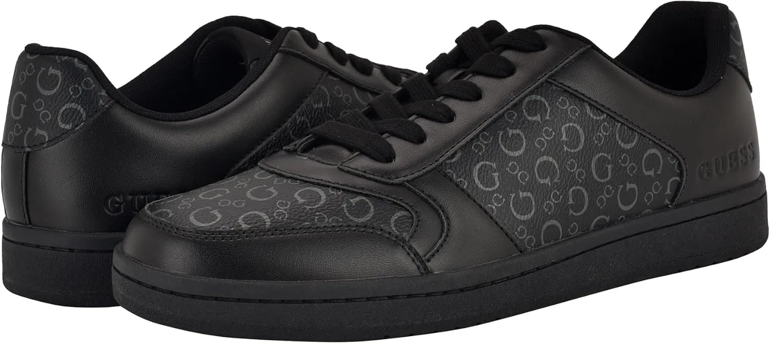 Мужские кроссовки Guess Leaton, Black Grey Logo Multi 001 — фото 2