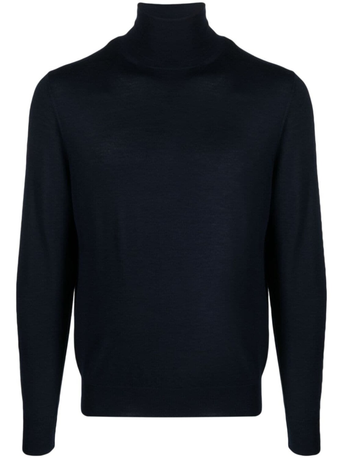 

Canali fine-knit roll-neck jumper, синий