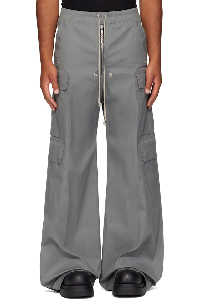 

Rick Owens Серые конкордианы, каргобелы, брюки-карго