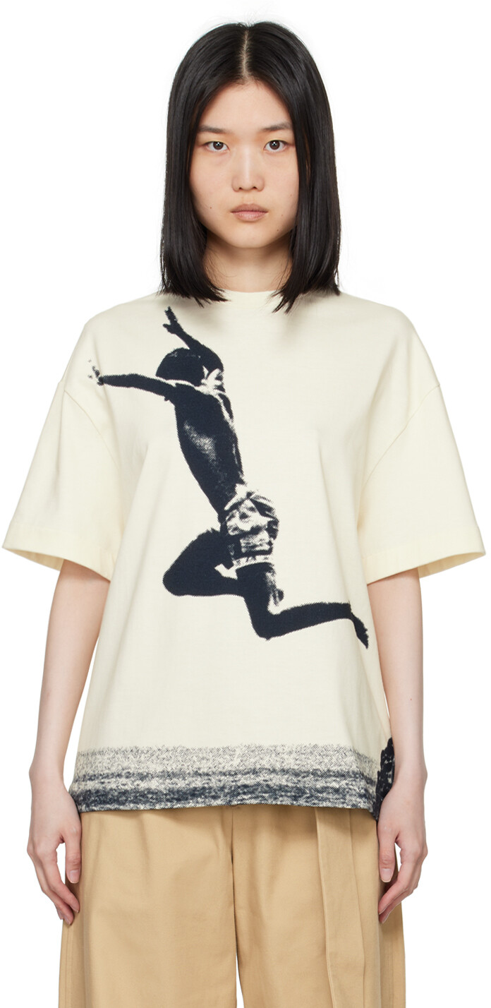 

Футболка с графическим принтом Off-White Jil Sander