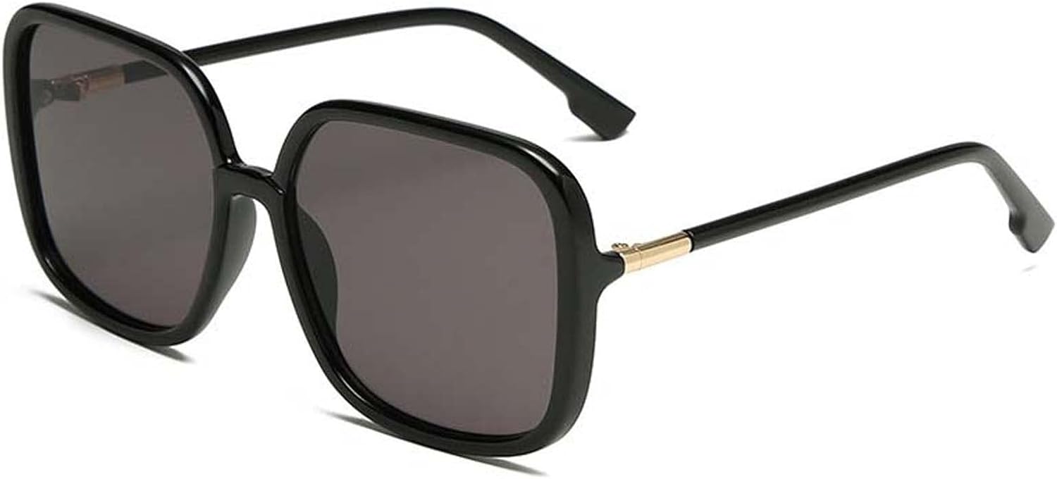 

Солнцезащитные очки в крупной оправе для мужчин и женщин, идеально подходящие для отдыха на природе и прямых трансляций в интернете (цвет: C, размер: средний) generic, B