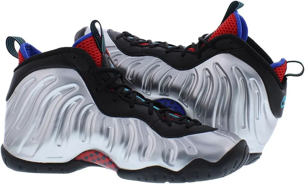 Кроссовки Nike Little Posite One GS 'Royal' (FV5365 400), металлик серебристый — фото 4
