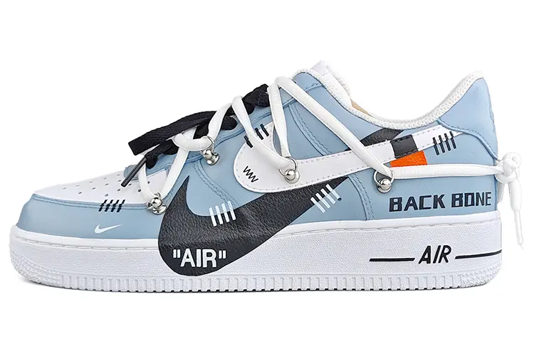 

Мужские кроссовки для скейтбординга Nike Air Force 1, Metallic Blue