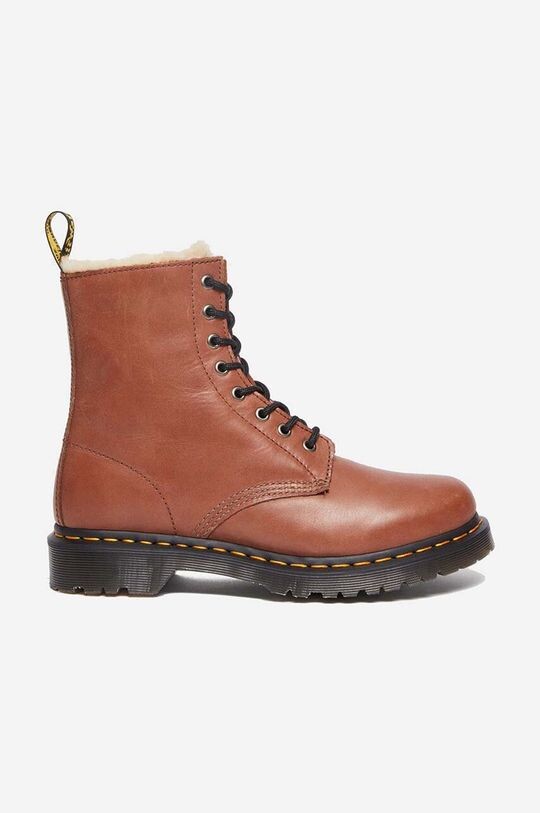 Ботинки кожаные Dr. Martens Martens 1460 Serena, коричневый
