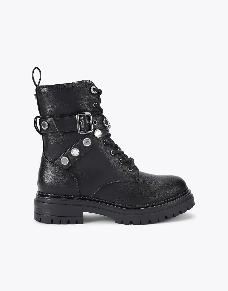 Ботинки Carvela Headline battle coin low черного цвета