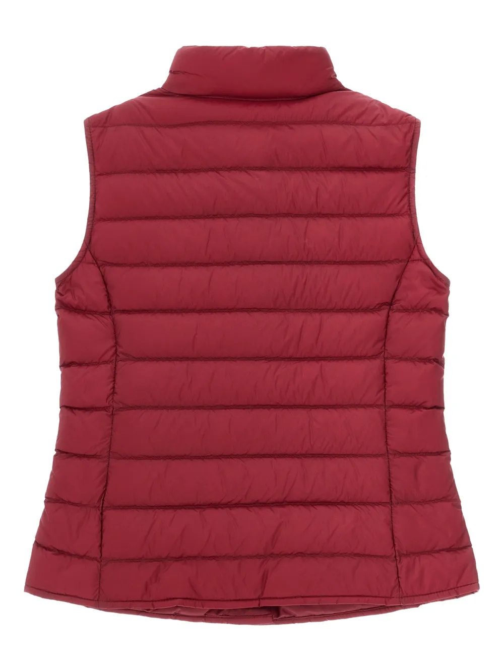 Стеганый жилет с нашивкой-логотипом liane Moncler Enfant, красный — фото 2