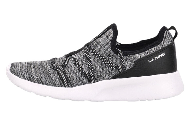 

Кроссовки женские с низким верхом серые/черные Lining