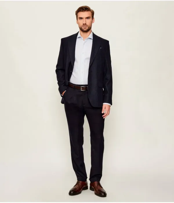 Рубашка H-HANK-spr-B1-C1-253 slim fit Boss, небесно-голубой — фото 2
