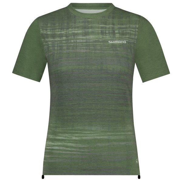 

Женская веломайка Spazio с короткими рукавами и принтом Shimano, зеленый