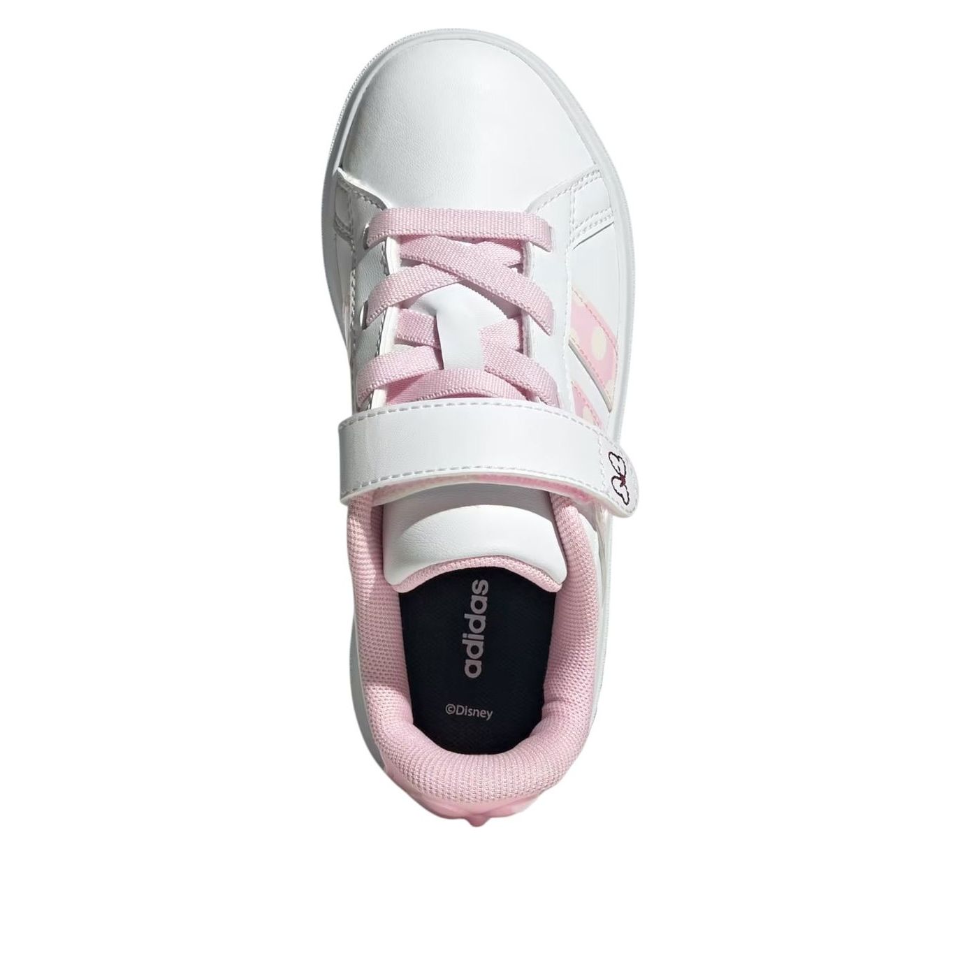 Кроссовки (GS) adidas x Disney Minnie Mouse Grand Court 'Cloud White Clear Pink' — фото 3