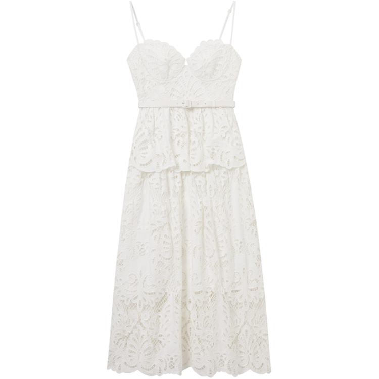 

Self-portrait Автопортрет Слип-платье женское чисто белое