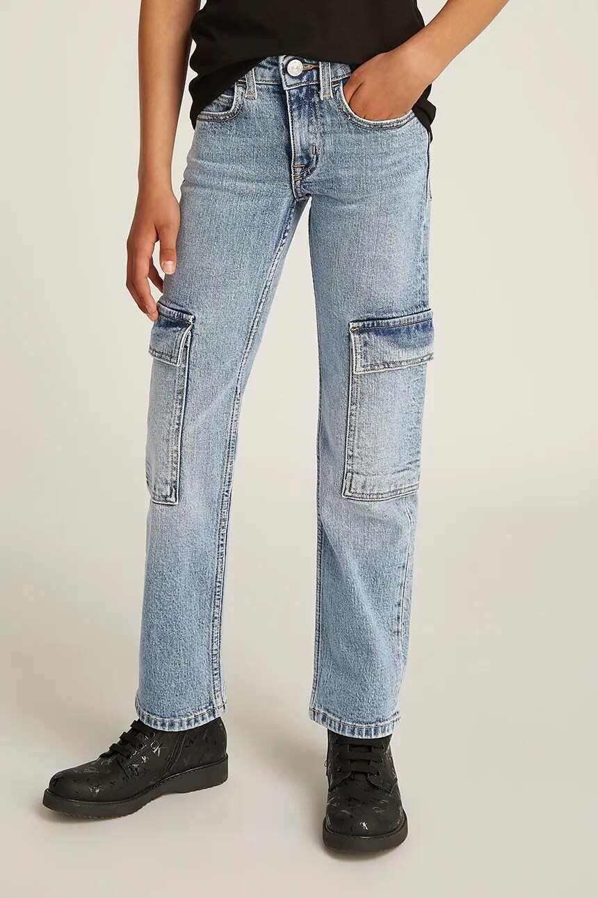 

Детские джинсы MR STRAIGHT Calvin Klein Jeans, синий