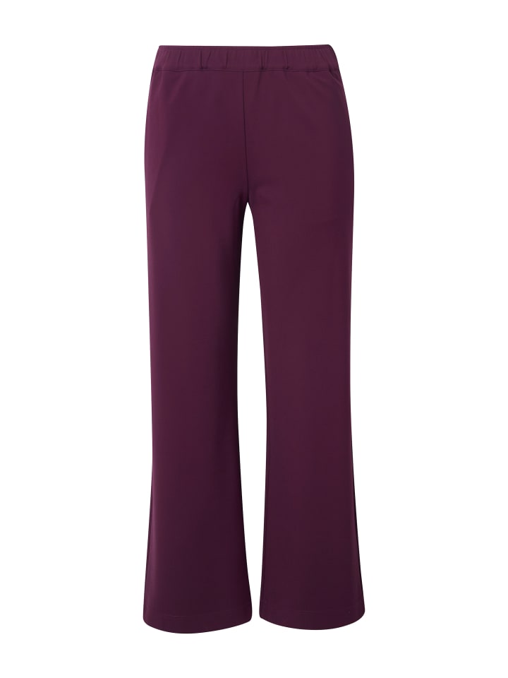 

Ulla Popken Брюки без шнурков ягодного цвета