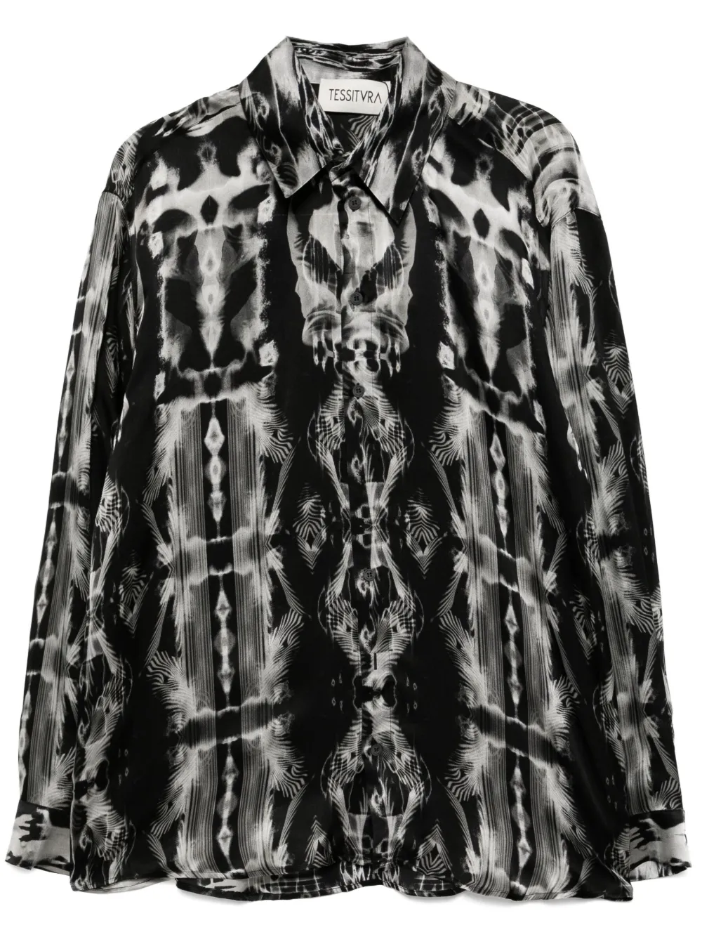 

Рубашка Monochrome Tessitura Body Couture, черный