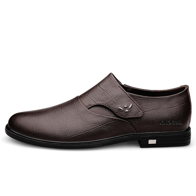 

XIMO BULL Мужские повседневные туфли мужские низкие черно-коричневые коричневые, цвет Brown