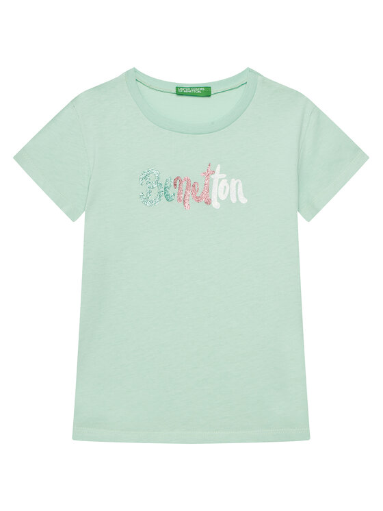 

Футболка обычного кроя 3I1XC10MZ United Colors Of Benetton, зеленый