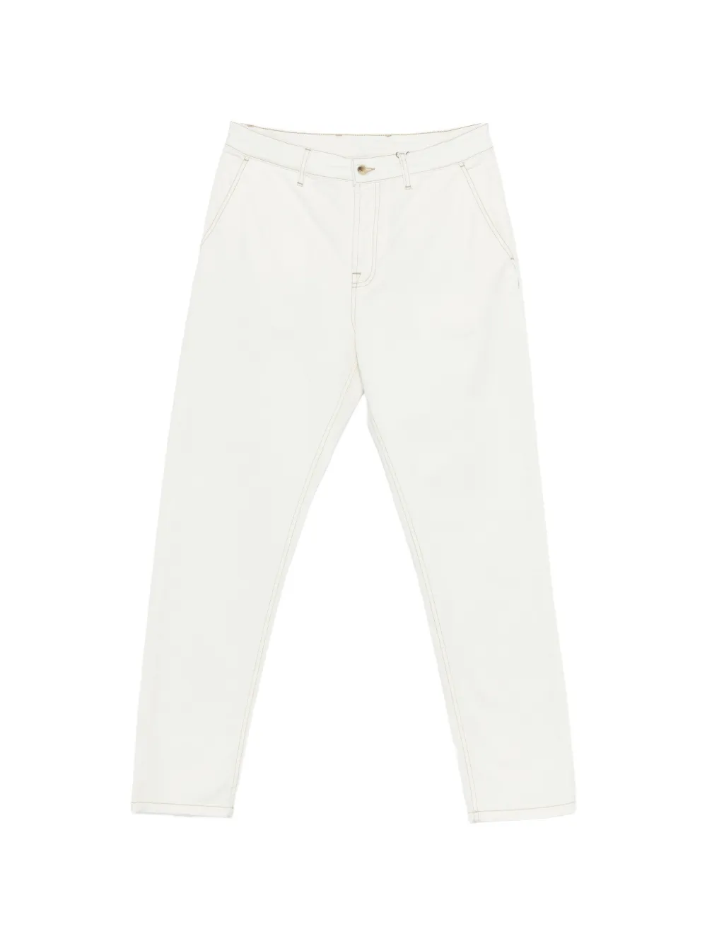 

Брюки с контрастной отделкой Canali, белый