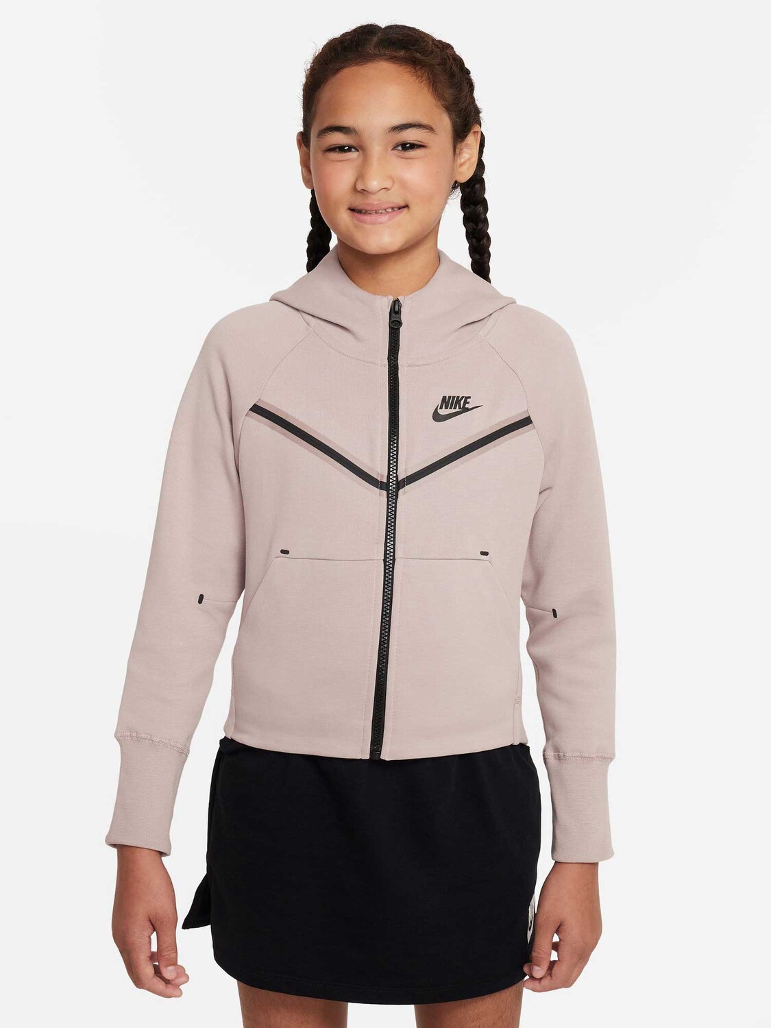 

Толстовка Nike G NSW TCH FLC WR HOODIE FZ, бежевый