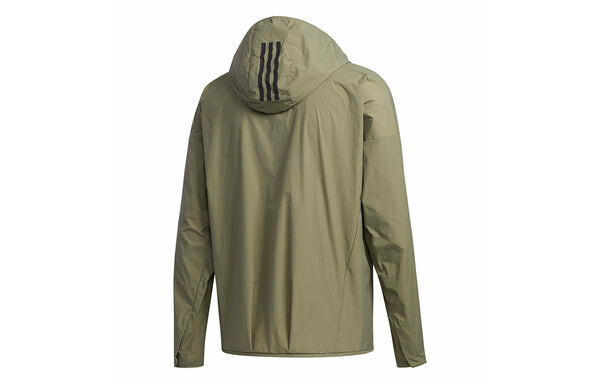 Куртка m tec anorak woven sports windproof breathable jacket green Adidas, зеленый — фото 2
