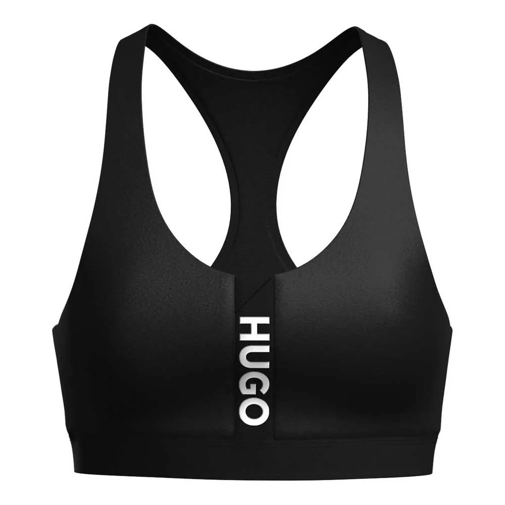 

Топ бикини HUGO Wave 10269280 01 Bralette, черный