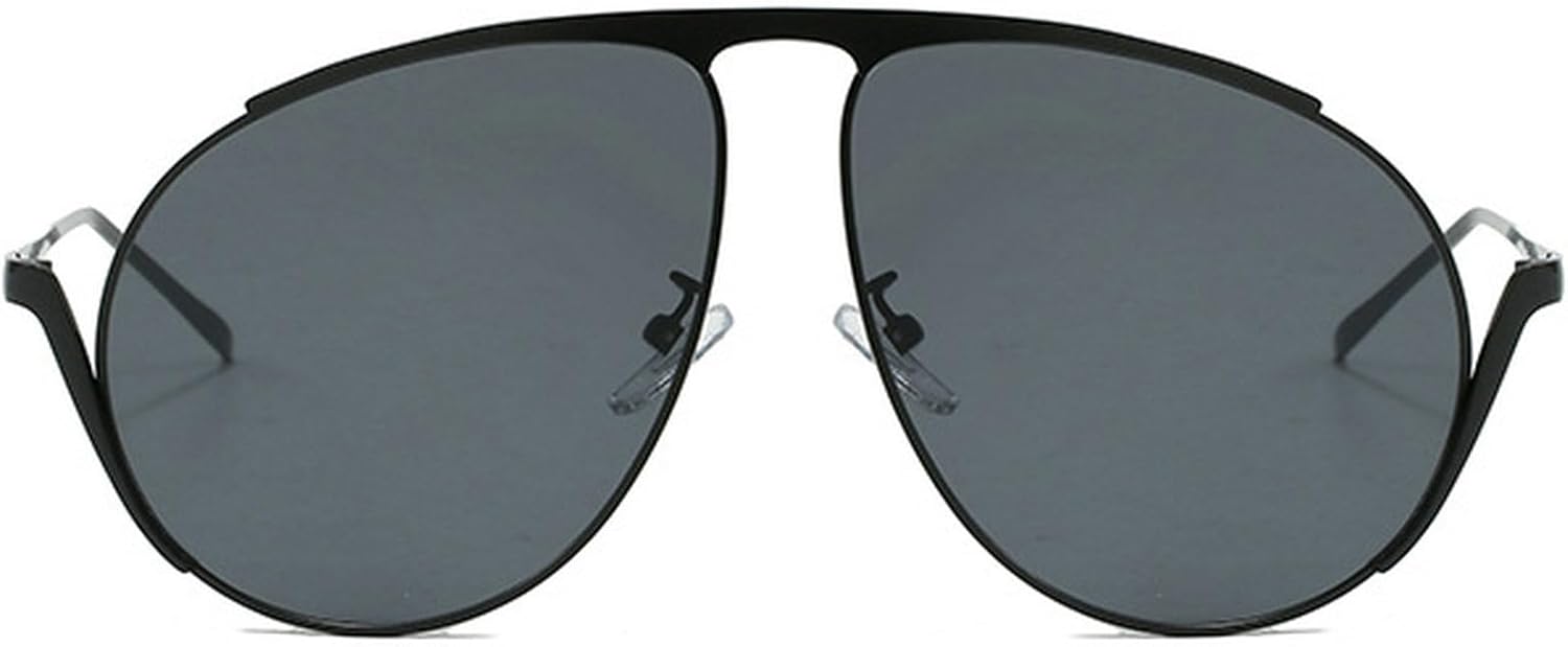 

Большие солнцезащитные очки-пилоты в стиле панк для женщин, 2025 год, роскошные винтажные металлические овальные солнцезащитные очки-пилоты для женщин, модные очки с защитой от УФ-излучения UV400 mincl, C4