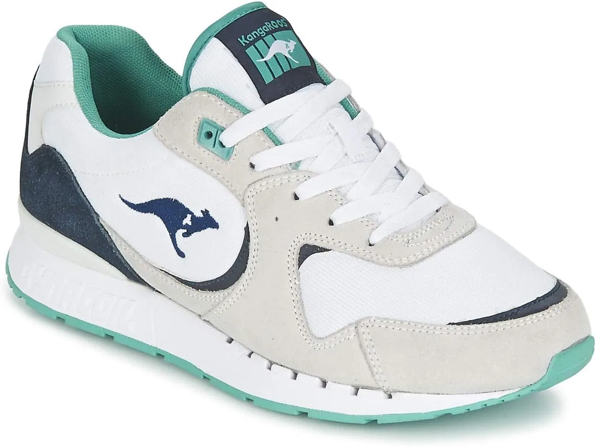 Кроссовки KangaROOS Coil R2 унисекс для взрослых, Multicoloured White Emerald 083 — фото 2