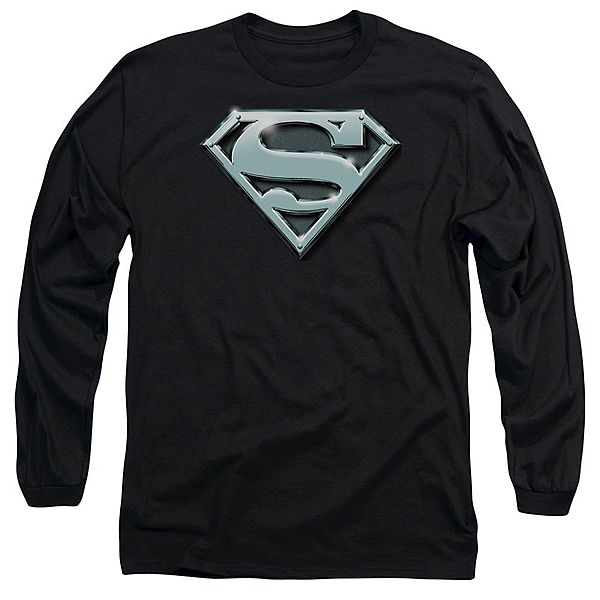 

Футболка с длинным рукавом Superman chrome shield Licensed Character