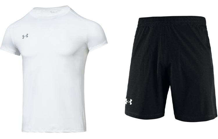 

Повседневная спортивная одежда мужская Under Armour, белый+черный