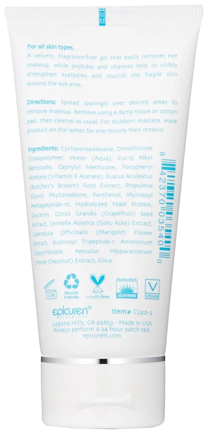 Средство для снятия макияжа с глаз Epicuren Discovery Crystal Clear, 70 мл., Clear to Opaque Pastel Colors — фото 2