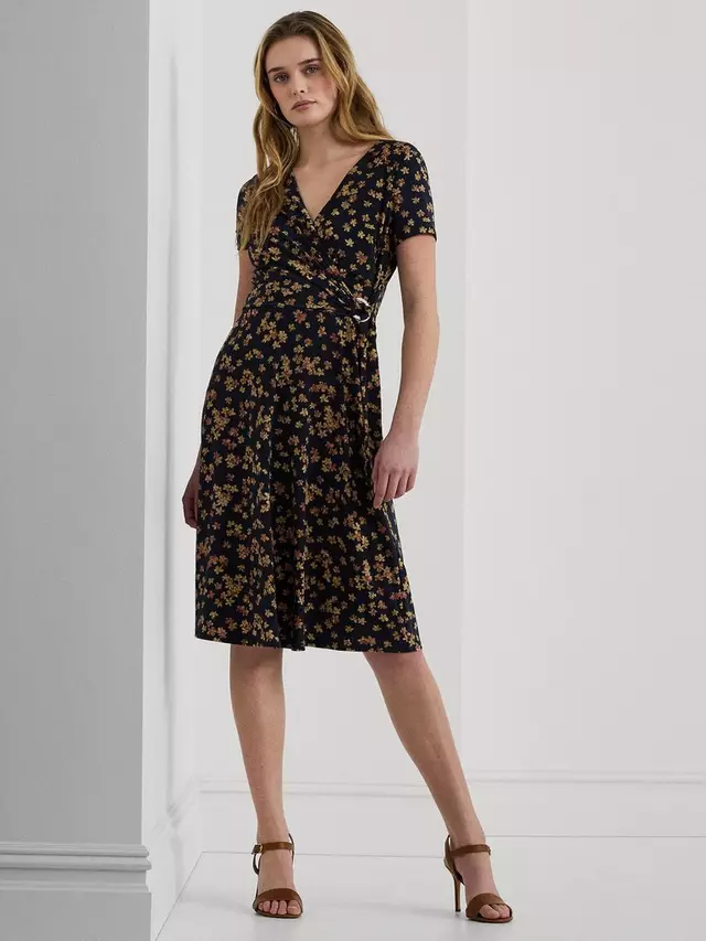 

Платье Ralph Lauren Lauren Ralph Lauren Karlee Floral, цвет navy/multi